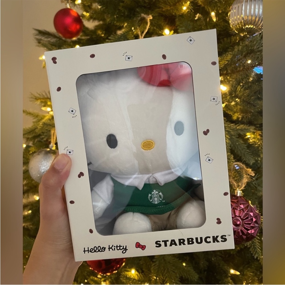 Starbucks Hello Kitty Starbucks Plush Toy nwt